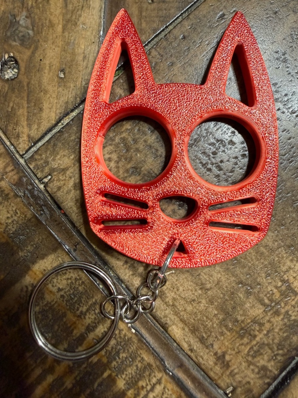 Multi-Color Cat-Defense Keychain  Tool - Picture 3 of 5